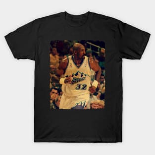 Karl Malone - Vintage Design Of Basketball T-Shirt